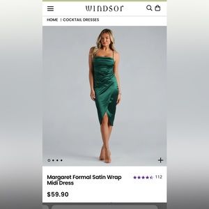 Beautiful silk cocktail dress from Windsor